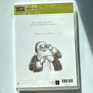 🎄Stampin’ Up! 🎄 “Santa’s List” Stamp Set